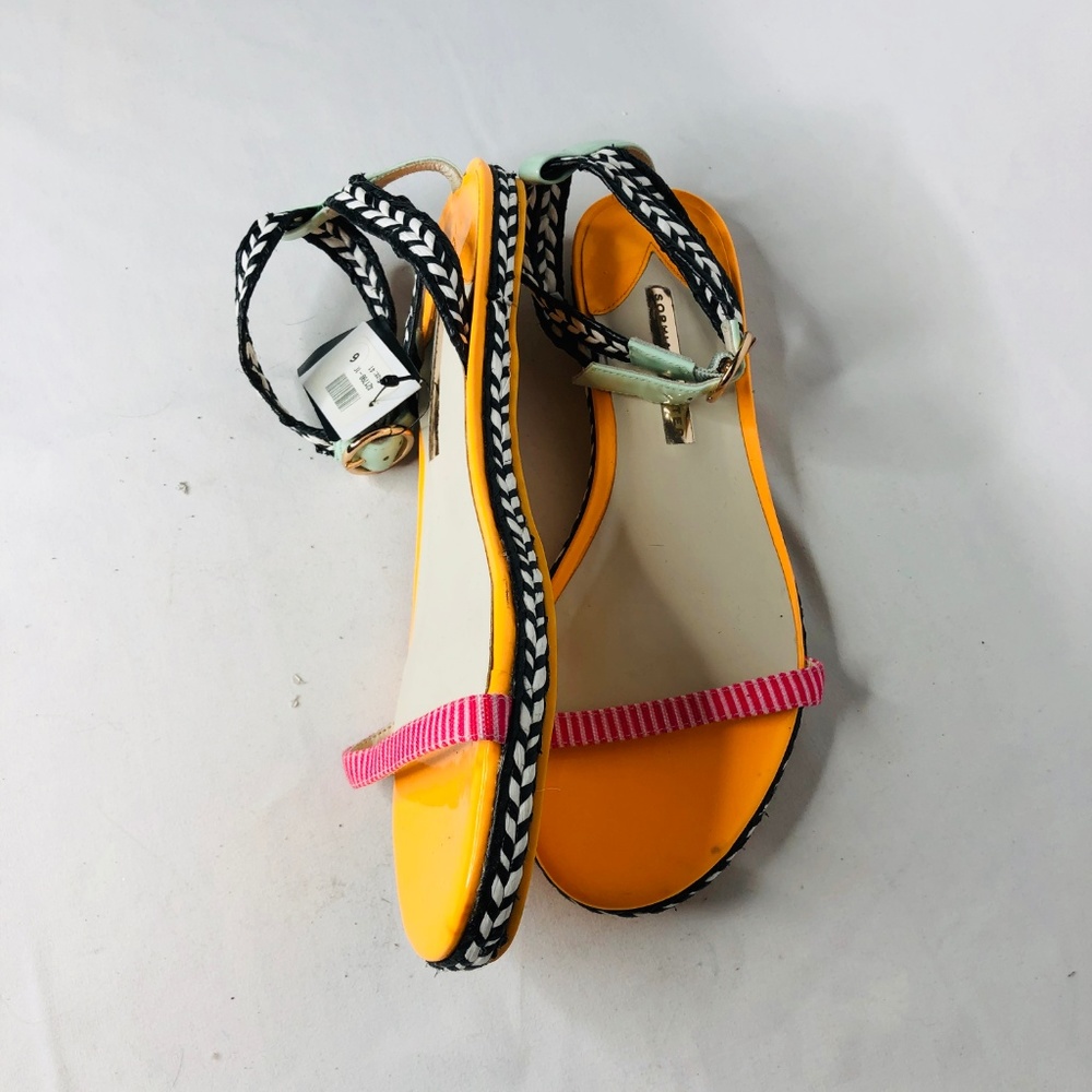Sophia Webster Strappy Sandals Mixed Print Braided - Picture 5 of 7